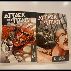 Attack on Titan books 1 and 2